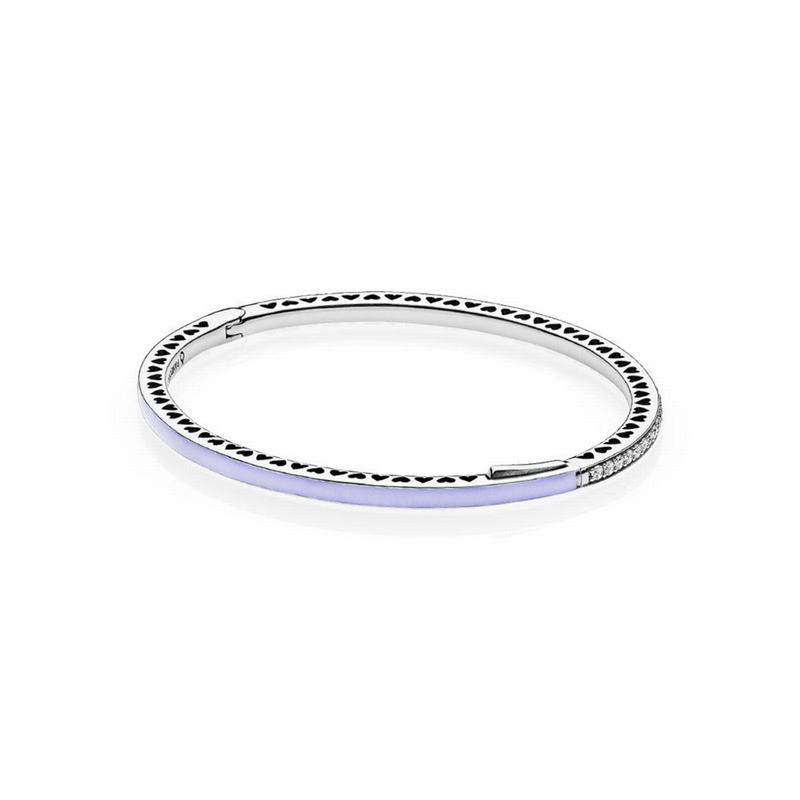 PANDORA Radiant Hearts Bangle Bracelet Silver Egypt LH8194207